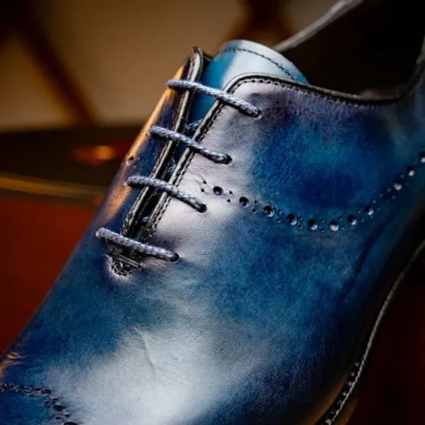 harris_firenze__leather_s_6-1.webp Best Harris Shoes 1913 Harris Firenze 1913 Leather Stringed Shoes Blue