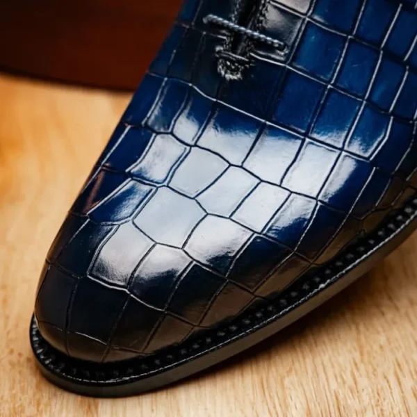harris_firenze__leather_s_7.webp Cheap Harris Shoes 1913 Harris Firenze 1913 Leather Stringed Wholecut Shoes Blue