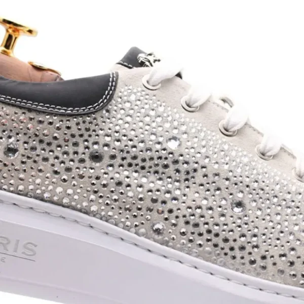 harris_firenze__lowtop_fi_2.webp New Harris Shoes 1913 Harris Firenze 1913 Low-Top Fine Crystal Sneakers Beige