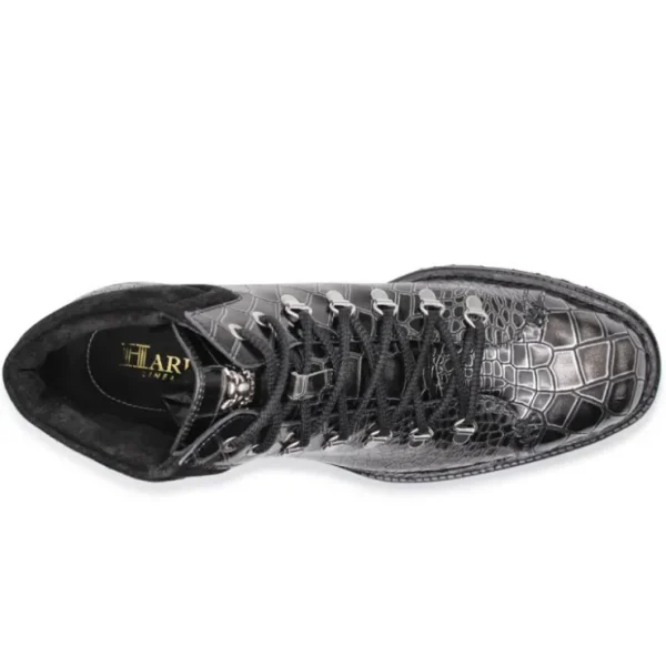 harris_firenze__pedula_cr_2-1.webp Shop Harris Shoes 1913 Harris Firenze 1913 Pedula Crocodile Print Boots Black