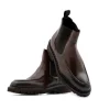 Outlet Harris Shoes 1913 Harris Firenze 1913 Polish Beatles Leather Ankle Boots Brown