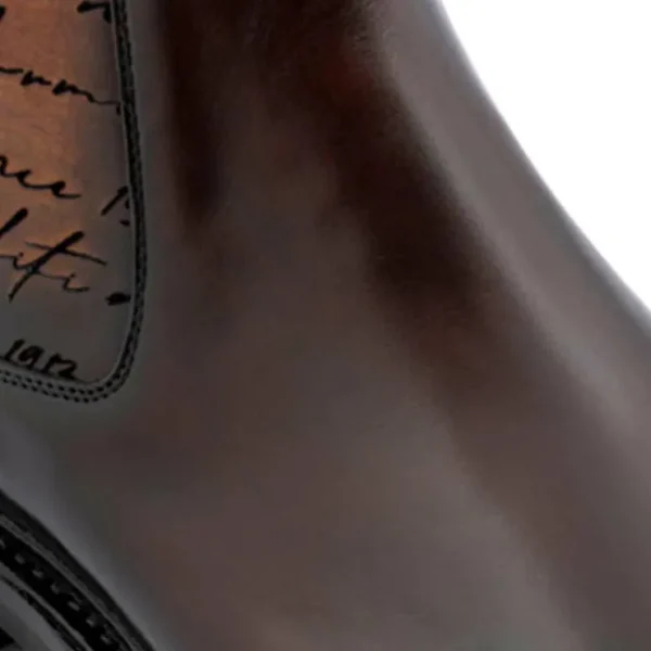 harris_firenze__polish_be_2-4.webp Discount Harris Shoes 1913 Harris Firenze 1913 Polish Beatles Leather Ankle Boots Brown