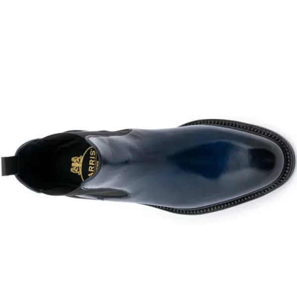 harris_firenze__polish_be_3.webp Shop Harris Shoes 1913 Harris Firenze 1913 Polish Beatles Leather Ankle Boot Blue