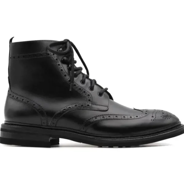 harris_firenze__polish_co_0-1.webp Clearance Harris Shoes 1913 Harris Firenze 1913 Polish Coashed Leather Brogue Boots Black
