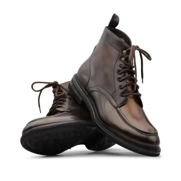 harris_firenze__polish_co_1.webp Hot Harris Shoes 1913 Harris Firenze 1913 Polish Coashed Hand-Painted Leather Boots Brown