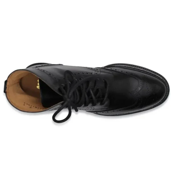 harris_firenze__polish_co_2-1.webp Clearance Harris Shoes 1913 Harris Firenze 1913 Polish Coashed Leather Brogue Boots Black