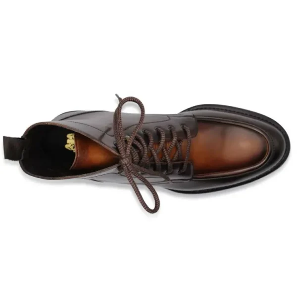 harris_firenze__polish_co_2.webp Hot Harris Shoes 1913 Harris Firenze 1913 Polish Coashed Hand-Painted Leather Boots Brown