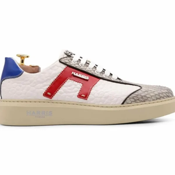 Sale Harris Shoes 1913 Harris Firenze 1913 Premium Leather Details Low-Top Sneakers White