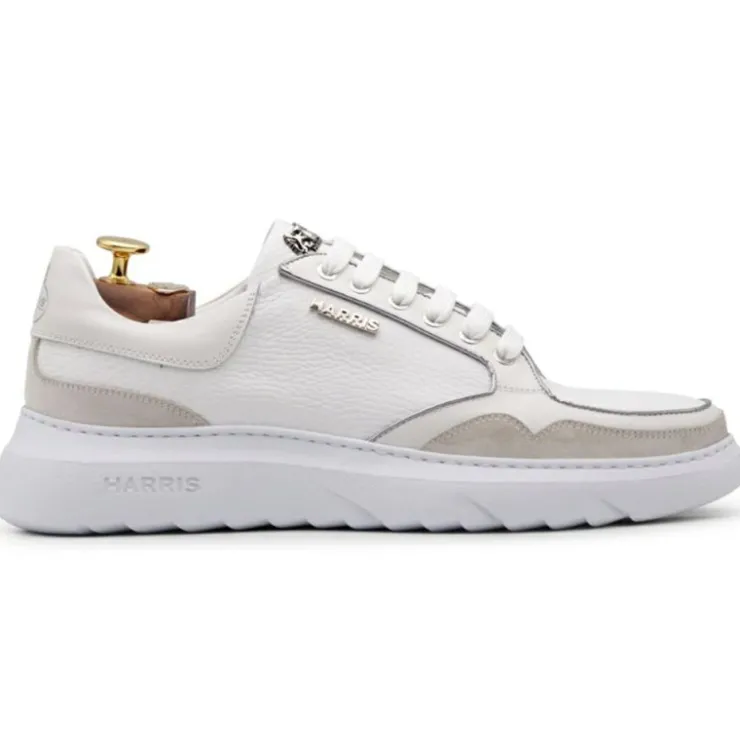 Cheap Harris Shoes 1913 Harris Firenze 1913 Premium Leather Sneakers White