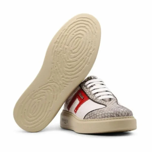 Sale Harris Shoes 1913 Harris Firenze 1913 Premium Leather Details Low-Top Sneakers White