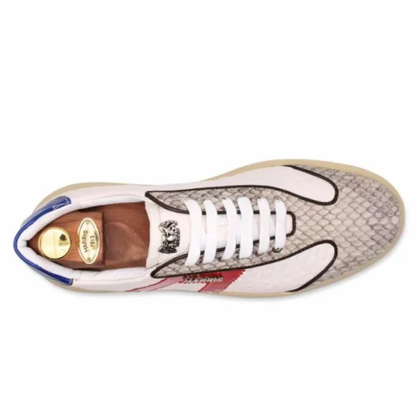 Sale Harris Shoes 1913 Harris Firenze 1913 Premium Leather Details Low-Top Sneakers White