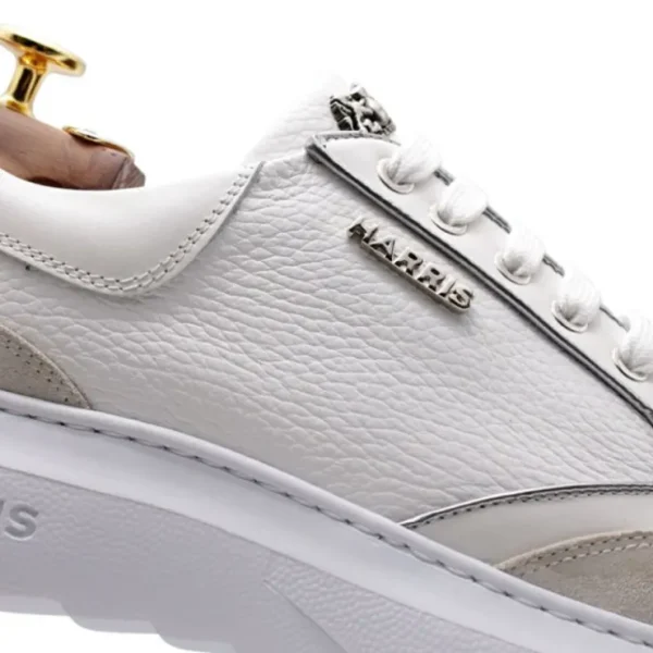 Cheap Harris Shoes 1913 Harris Firenze 1913 Premium Leather Sneakers White