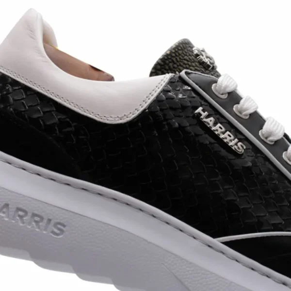 harris_firenze__premium_l_3-4.webp Outlet Harris Shoes 1913 Harris Firenze 1913 Premium Leather Sneakers Black