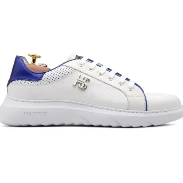 harris_firenze__printed_l_0-3.webp Best Sale Harris Shoes 1913 Harris Firenze 1913 Printed Leather Sneakers White