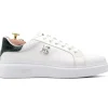 Outlet Harris Shoes 1913 Harris Firenze 1913 Printed Leather Sneakers White