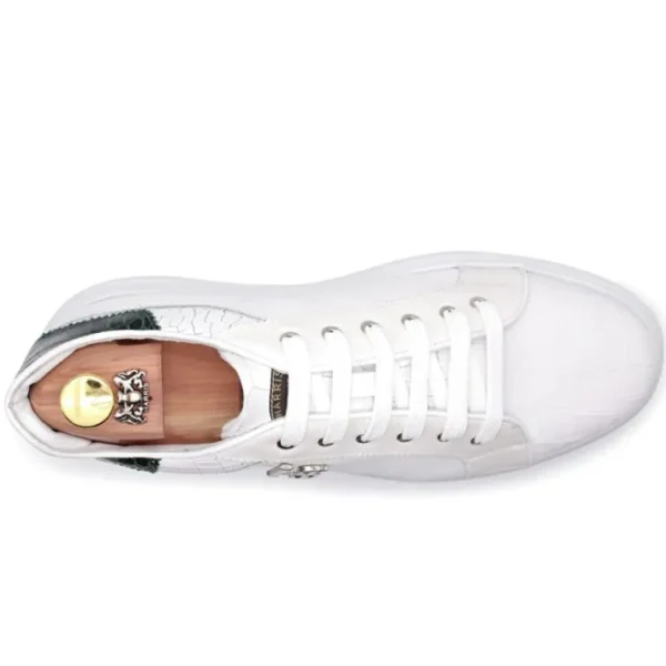 harris_firenze__printed_l_2-5.webp Outlet Harris Shoes 1913 Harris Firenze 1913 Printed Leather Sneakers White