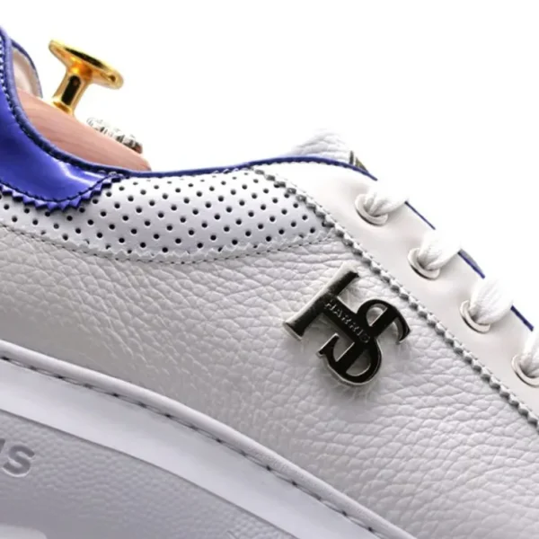 harris_firenze__printed_l_3-3.webp Best Sale Harris Shoes 1913 Harris Firenze 1913 Printed Leather Sneakers White