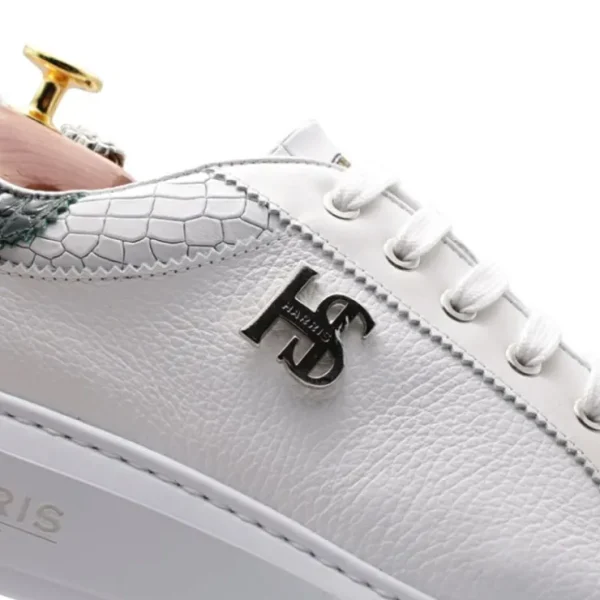harris_firenze__printed_l_3-5.webp Outlet Harris Shoes 1913 Harris Firenze 1913 Printed Leather Sneakers White