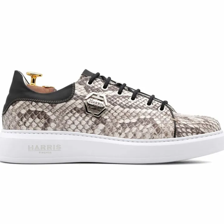 Hot Harris Shoes 1913 Harris Firenze 1913 Python Sneakers Grey
