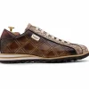 Sale Harris Shoes 1913 Harris Firenze 1913 Refined Details Leather Sneakers Brown