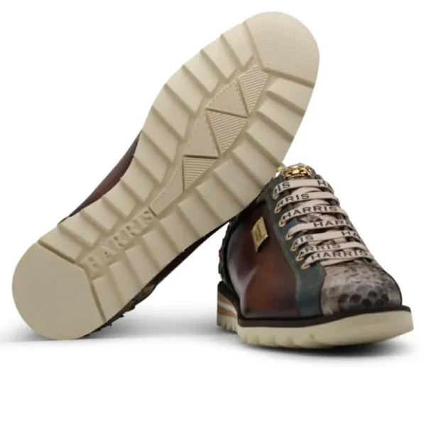 harris_firenze__refined_d_2-1.webp Cheap Harris Shoes 1913 Harris Firenze 1913 Refined Details Leather Sneakers Brown