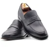 Discount Harris Shoes 1913 Harris Firenze 1913 Rice Grain Embossed Leather Blue