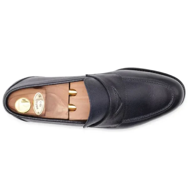 harris_firenze__rice_grai_2-1.webp Discount Harris Shoes 1913 Harris Firenze 1913 Rice Grain Embossed Leather Blue