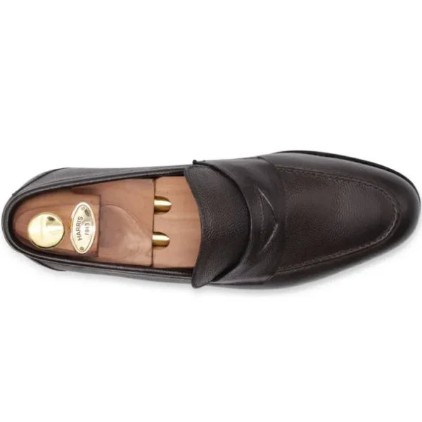 harris_firenze__rice_grai_2-2.webp Outlet Harris Shoes 1913 Harris Firenze 1913 Rice Grain Embossed Leather Brown