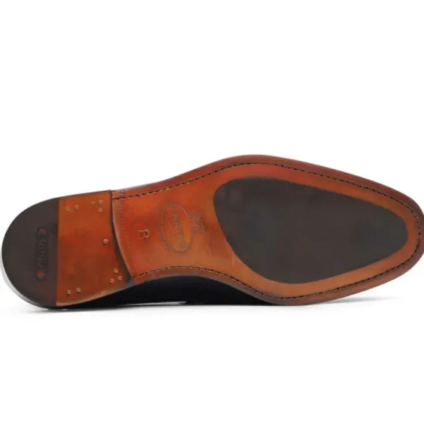 harris_firenze__rice_grai_3-2.webp Outlet Harris Shoes 1913 Harris Firenze 1913 Rice Grain Embossed Leather Brown