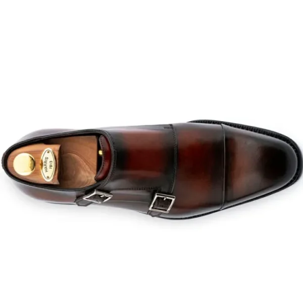 harris_firenze__shaded_do_2.webp Cheap Harris Shoes 1913 Harris Firenze 1913 Shaded Double Monk Strap Brown