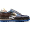 Flash Sale Harris Shoes 1913 Harris Firenze 1913 Shaded Python Sneakers Blue