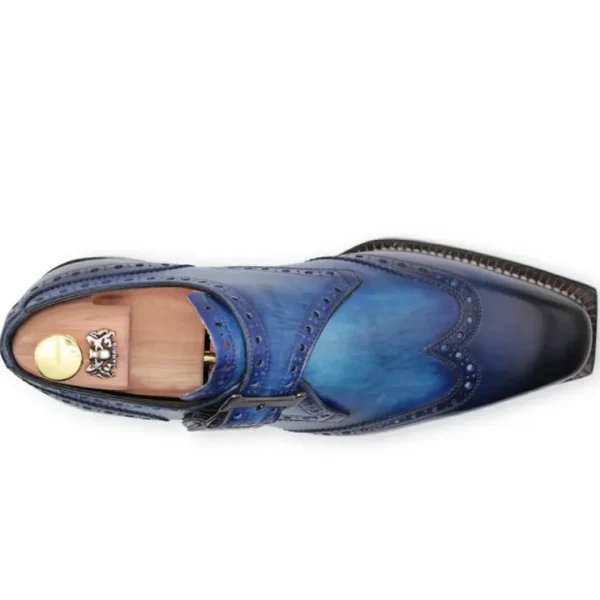 harris_firenze__single_bu_3-5.webp Store Harris Shoes 1913 Harris Firenze 1913 Single Buckle Leather Shoes Blue
