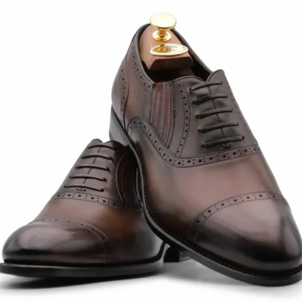 harris_firenze__slipon_mi_2.webp New Harris Shoes 1913 Harris Firenze 1913 Slip-On Mit Brogue Verzierungen Oxford Brown