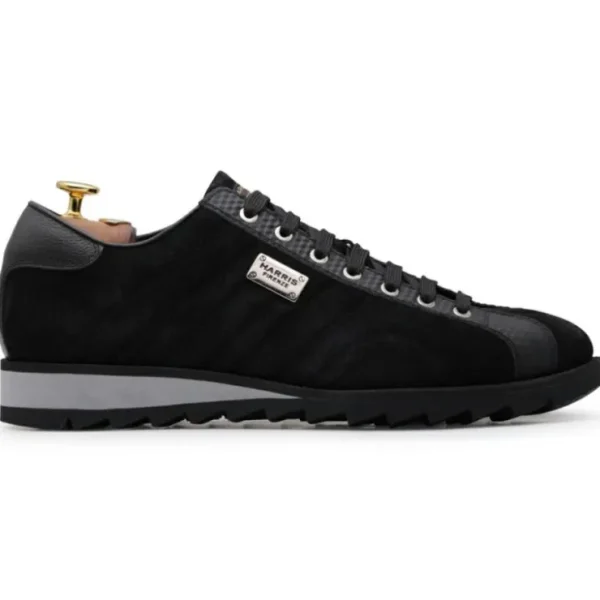 harris_firenze__soft_sued_0.webp Hot Harris Shoes 1913 Harris Firenze 1913 Soft Suede Sneakers Black