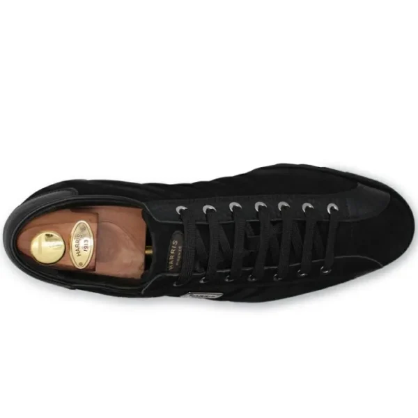 harris_firenze__soft_sued_2.webp Hot Harris Shoes 1913 Harris Firenze 1913 Soft Suede Sneakers Black