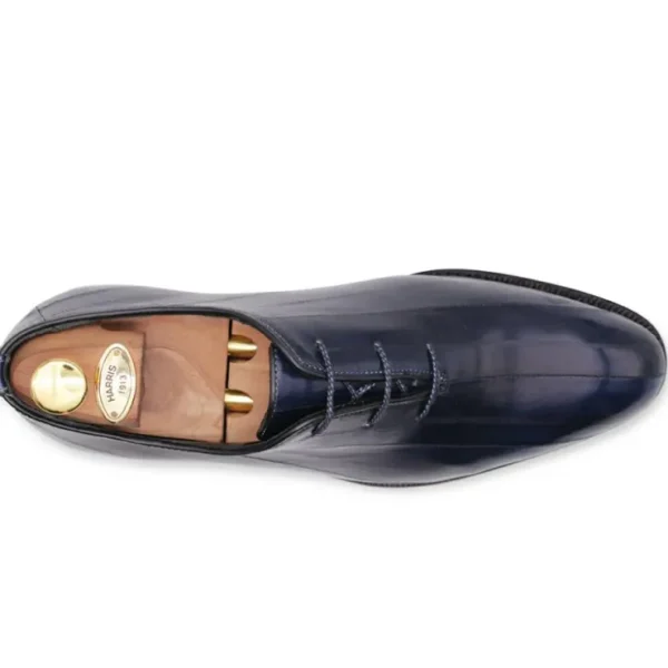 harris_firenze__stringed__3.webp Cheap Harris Shoes 1913 Harris Firenze 1913 Stringed Leather Eel Oxford Blue Navy BlueNavy