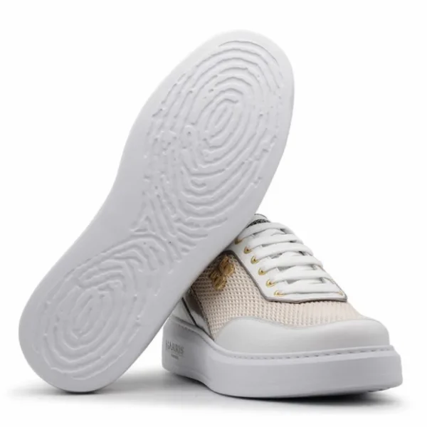 harris_firenze__suede__ca_3.webp Flash Sale Harris Shoes 1913 Harris Firenze 1913 Suede / Calfskin Sneakers White