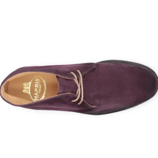 Store Harris Shoes 1913 Harris Firenze 1913 Suede Desert Boot Burgundy