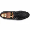 Online Harris Shoes 1913 Harris Firenze 1913 Woven Calfskin Loafers Black