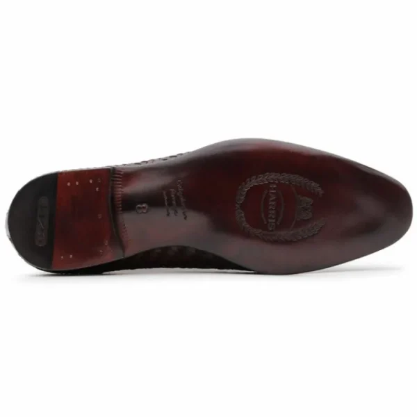 harris_firenze__woven_lea_3-1.webp Store Harris Shoes 1913 Harris Firenze 1913 Woven Leather Shoes Brown