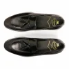 Shop Harris Shoes 1913 Calfskin Leather Tassel Loafers Black