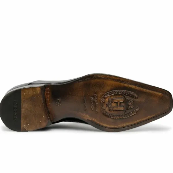 harris_shoes__eel_leather_3-1.webp Online Harris Shoes 1913 Eel Leather Stringed Cap Toe Shoes Nero