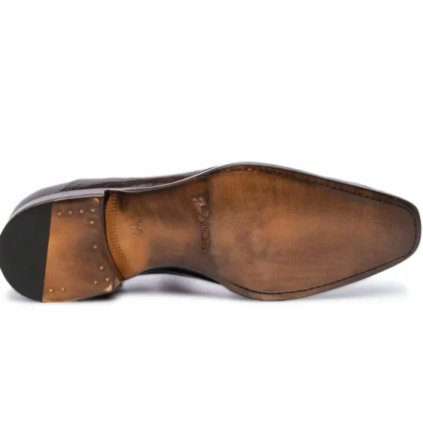 harris_shoes__eel_leather_3.webp Best Sale Harris Shoes 1913 Eel Leather Stringed Cap Toe Shoes Dark Brown DarkBrown