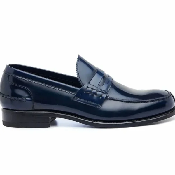 harris_shoes__leather_loa_0.webp Discount Harris Shoes 1913 Leather Loafers Blu