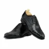 Discount Harris Shoes 1913 Ostrich Stringed Shoes Nero