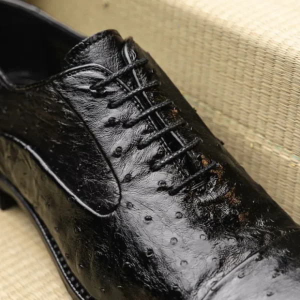 harris_shoes__ostrich_str_6.webp Discount Harris Shoes 1913 Ostrich Stringed Shoes Nero