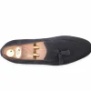 Discount Harris Shoes 1913 Suede Tassel Moccasin Blue