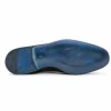 Discount Harris Shoes 1913 Suede Tassel Moccasin Blue