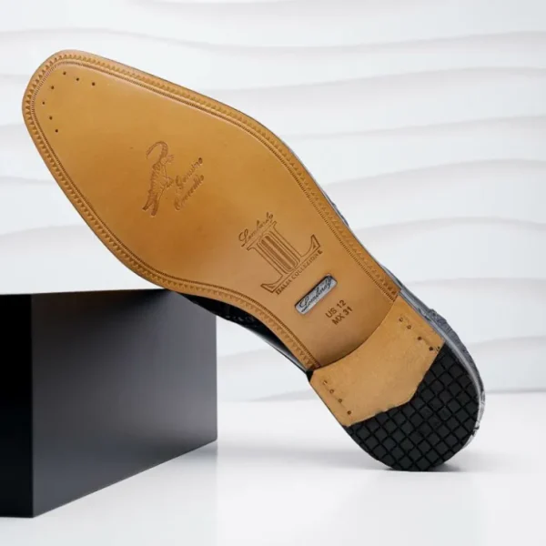 lombardy_caiman_belly_amp_8-3.webp Best Lombardy Caiman Belly & Calfskin Wingtip Shoes Navy Blue NavyBlue