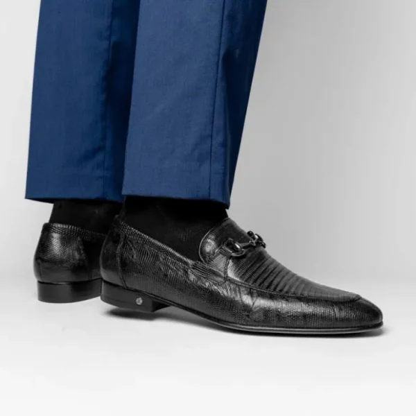 lombardy_lizard_teju_bit__7.webp Store Lombardy Lizard Teju Bit Loafers Black